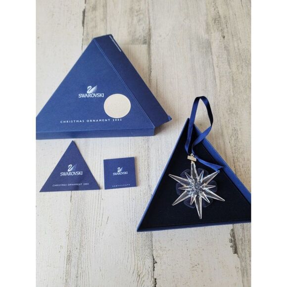 Swarovski star 2005 xmas ornament Xmas snowflake - Picture 2 of 8